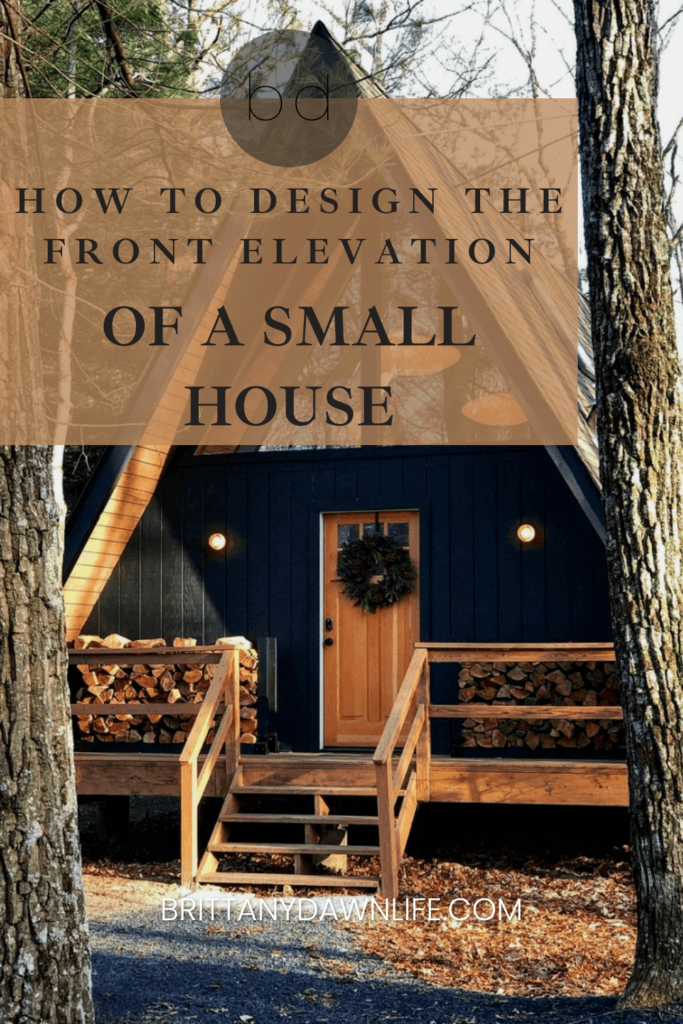Front Elevation Designs for Small Houses (including A-frame houses
